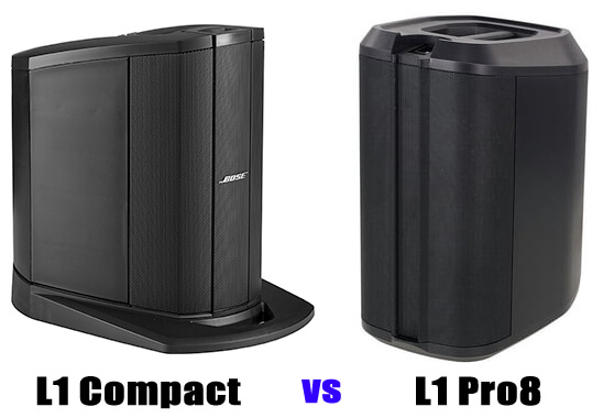 Is the L1 Pro8 the same as the legacy L1 Compact? Bose Pro8 vs Compact Comparison - Rich NZ Bose L1 F1 Pro8 Pro16 Sub2 retailer