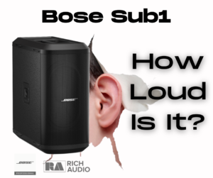 How many watts is the Bose Sub1?