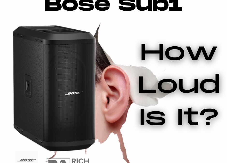 How many watts is the Bose Sub1?